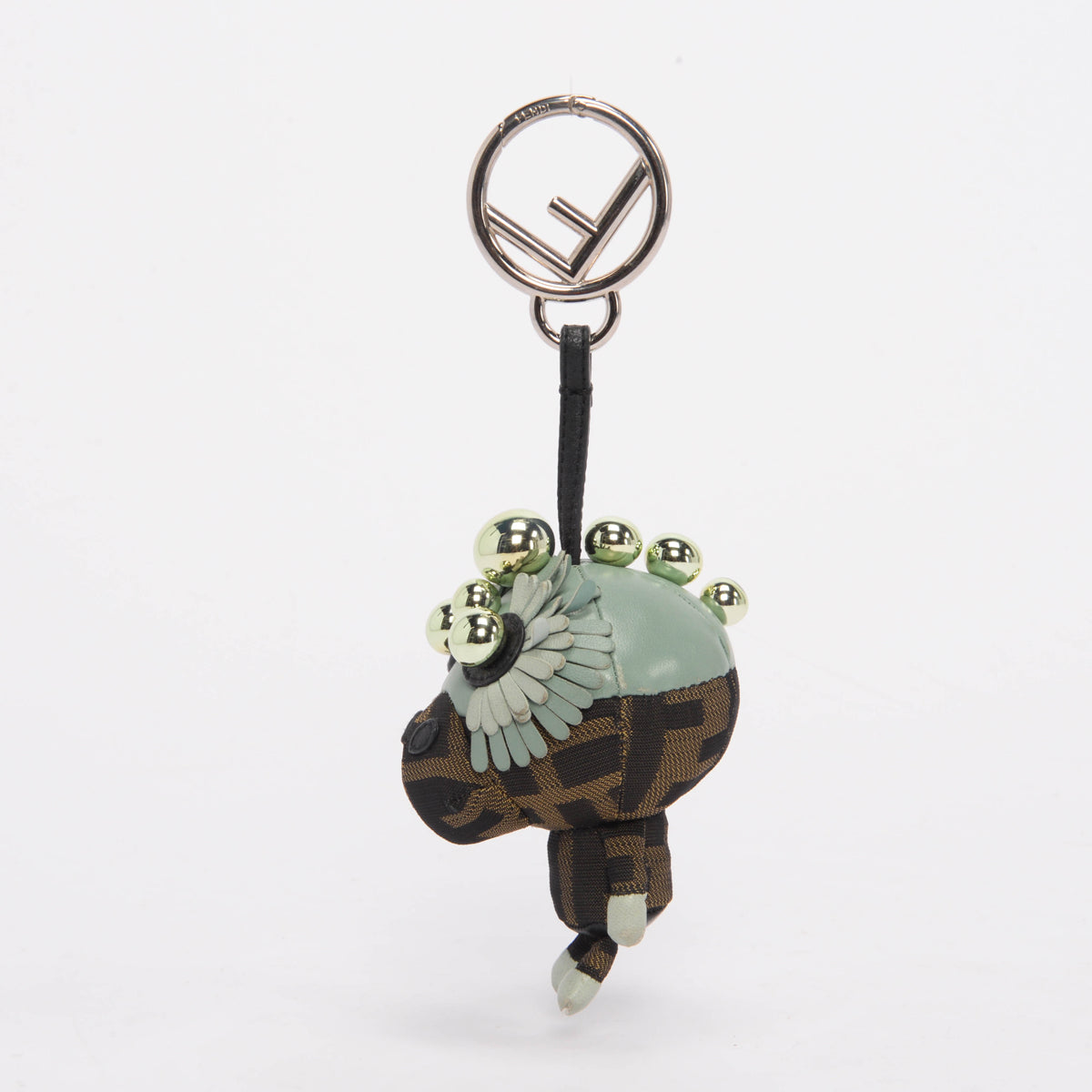 Fendi Tobacco Zucca Space Monkey Bag Charm