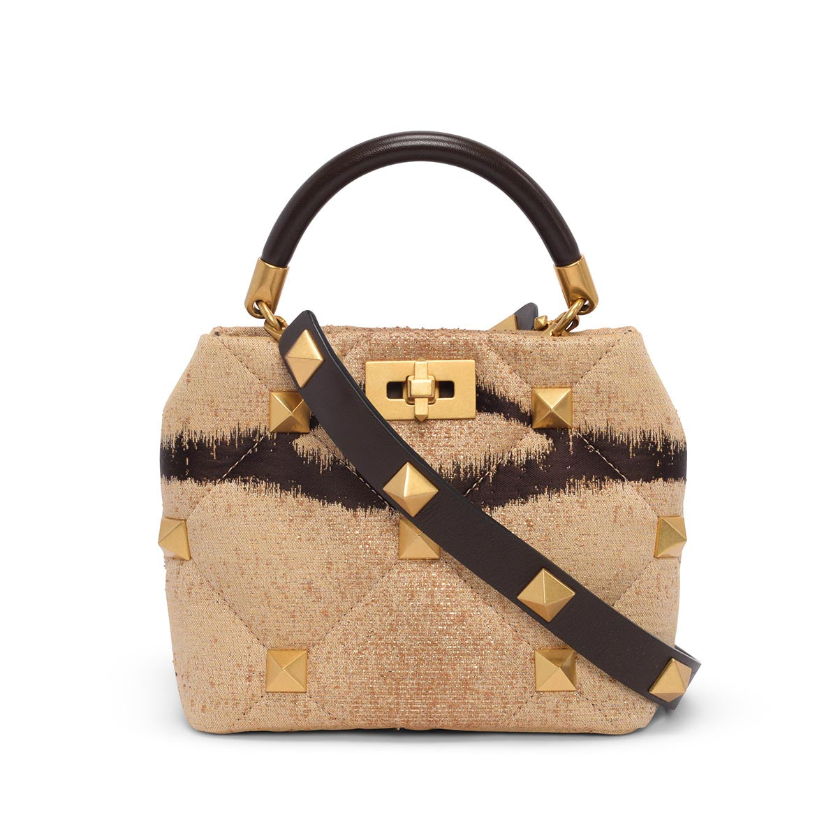 Valentino Jacquard Tiger 1967 Roman Stud Bag