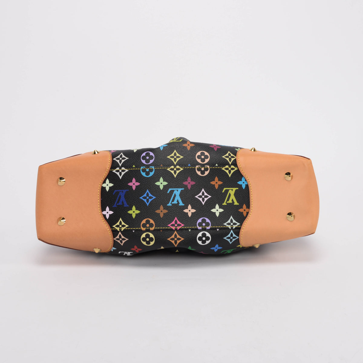 Louis Vuitton Black Multicolore Monogram Judy GM Clutch