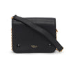 Mulberry Black Classic Grain Small Clifton Bag - Blue Spinach