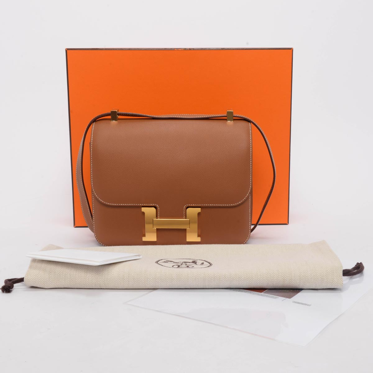 Hermes Gold Evercolor Constance 24 GHW