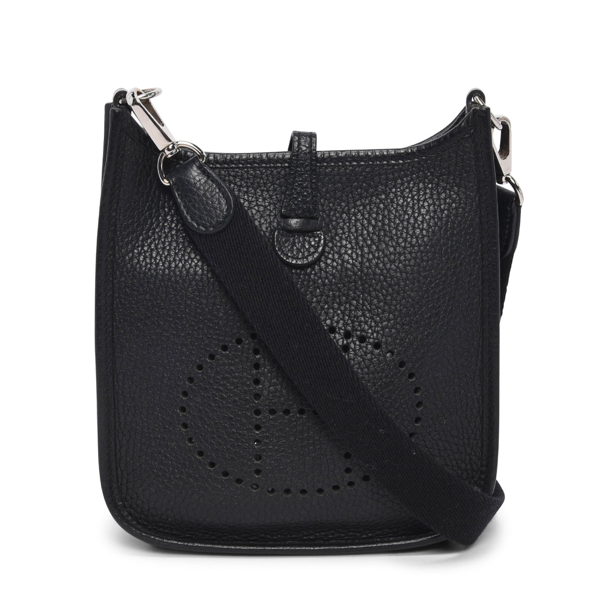 Hermes Black Clemence Evelyne TPM Bag