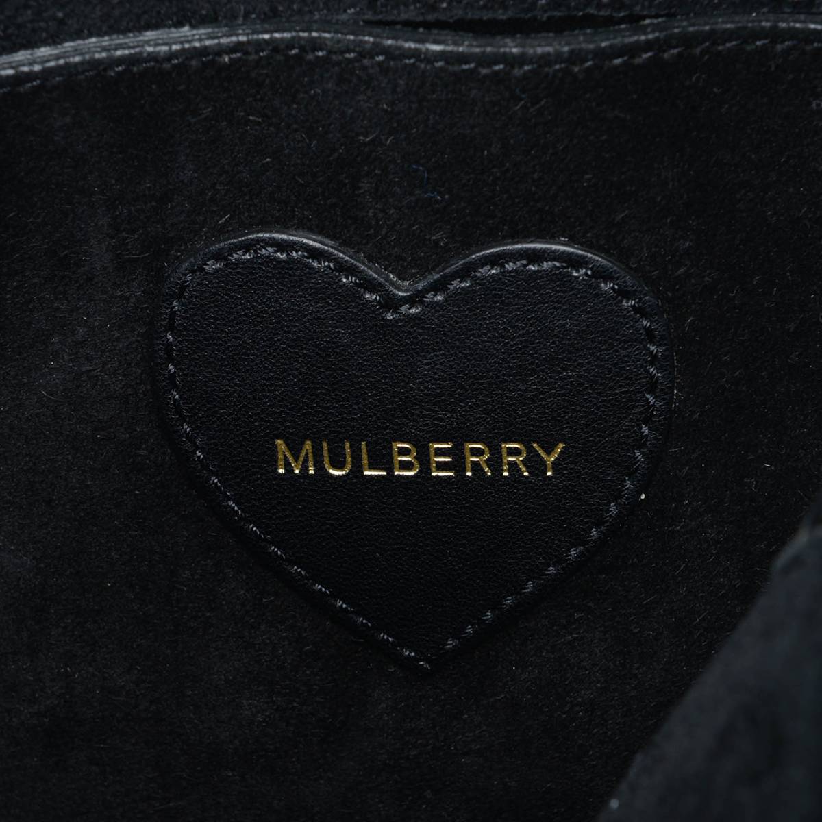 Mulberry Cara Delvigne Black Quilted Mini Backpack