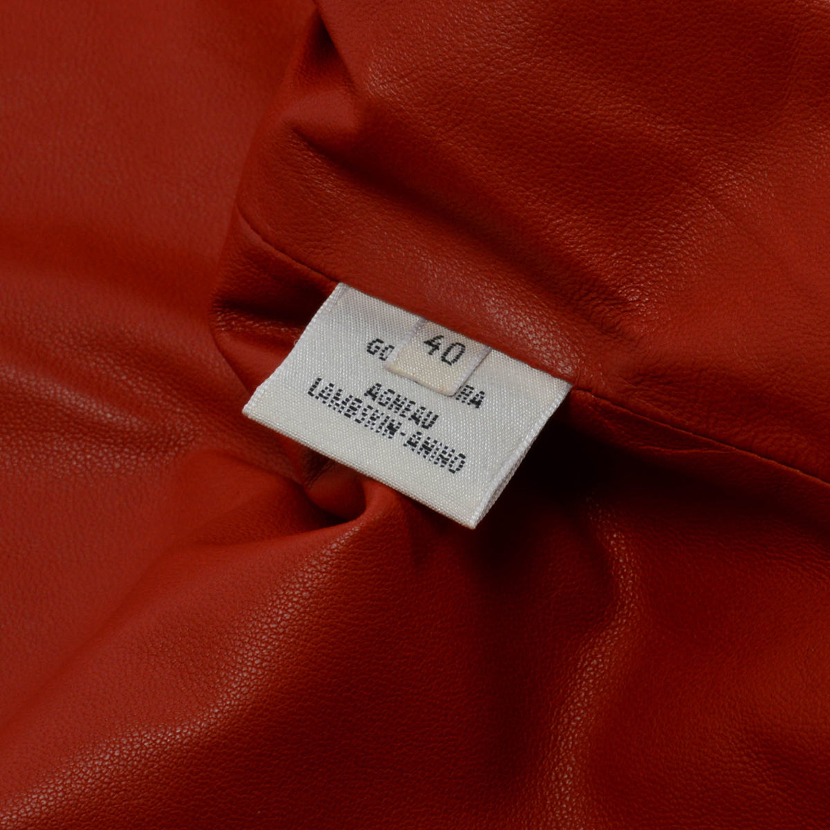 Hermes Burnt Orange Suede H Button Vest FR 40