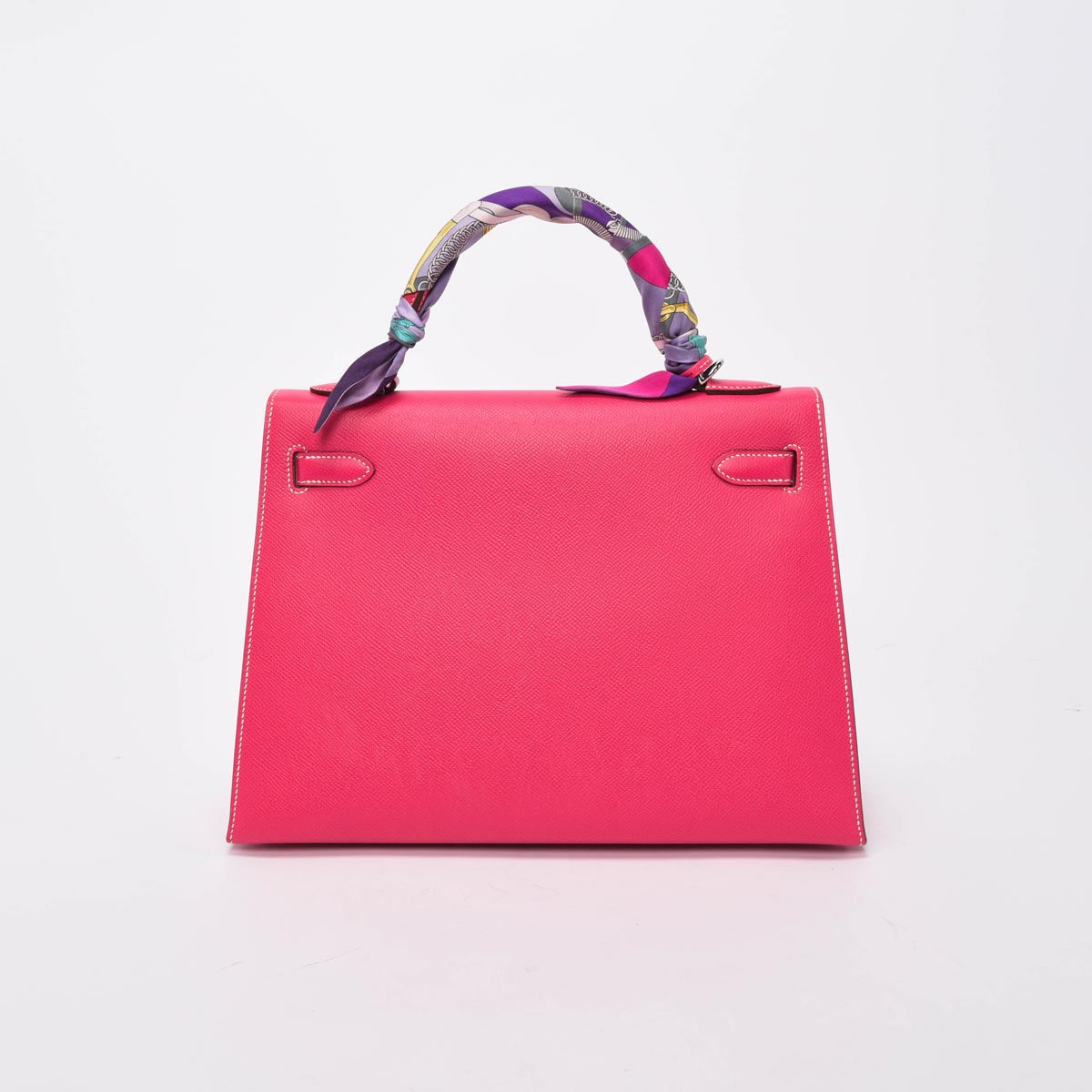 Hermes Rose Tyrien Epsom Sellier Kelly 32 PHW