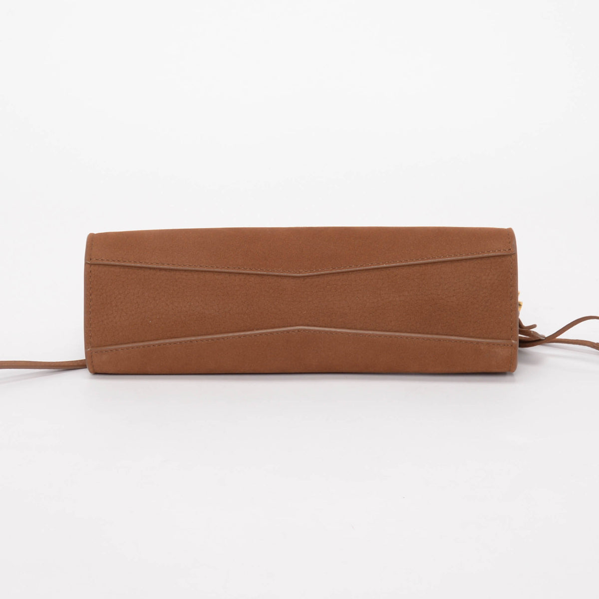 Alaia Brown Nubuck Le Click East West Small Bag
