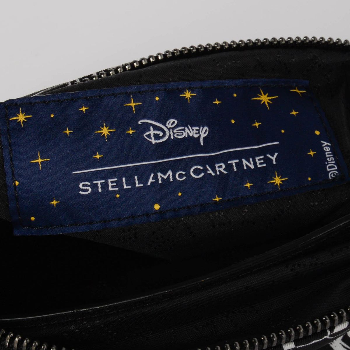 Stella McCartney Black & White Canvas Mickey Mouse Pouch