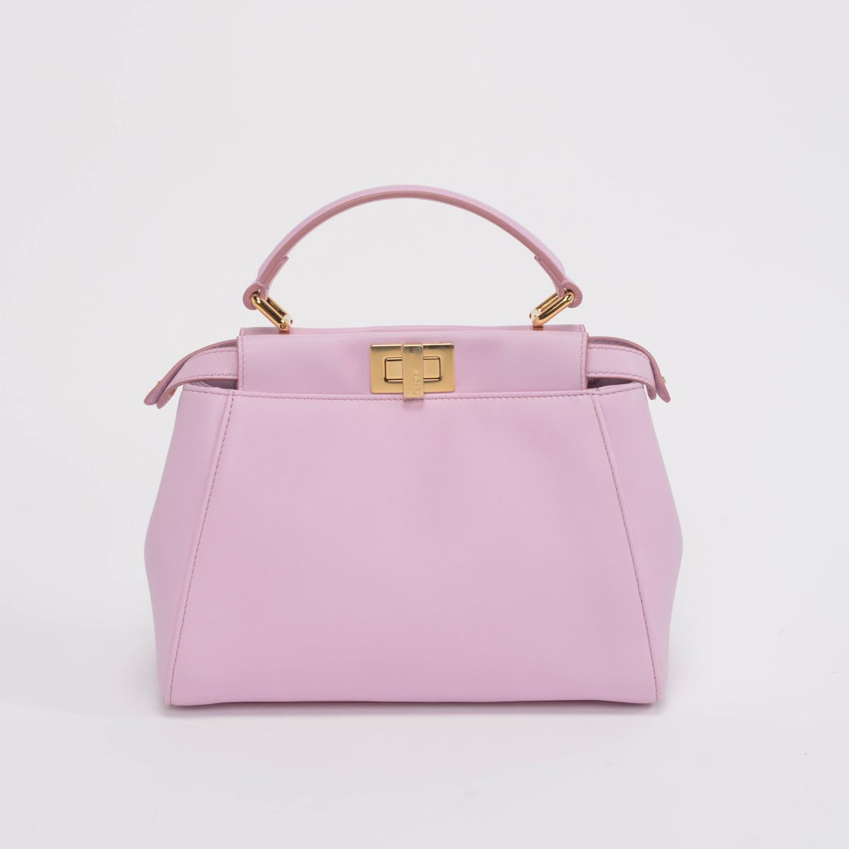 Fendi Pink Nappa Mini Peekaboo Bag