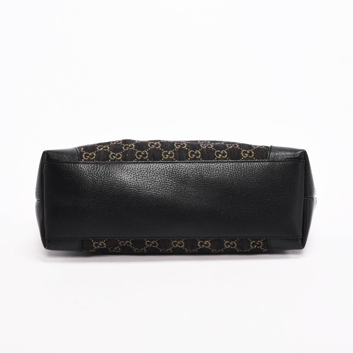 Gucci Black GG Denim Ophidia Tote