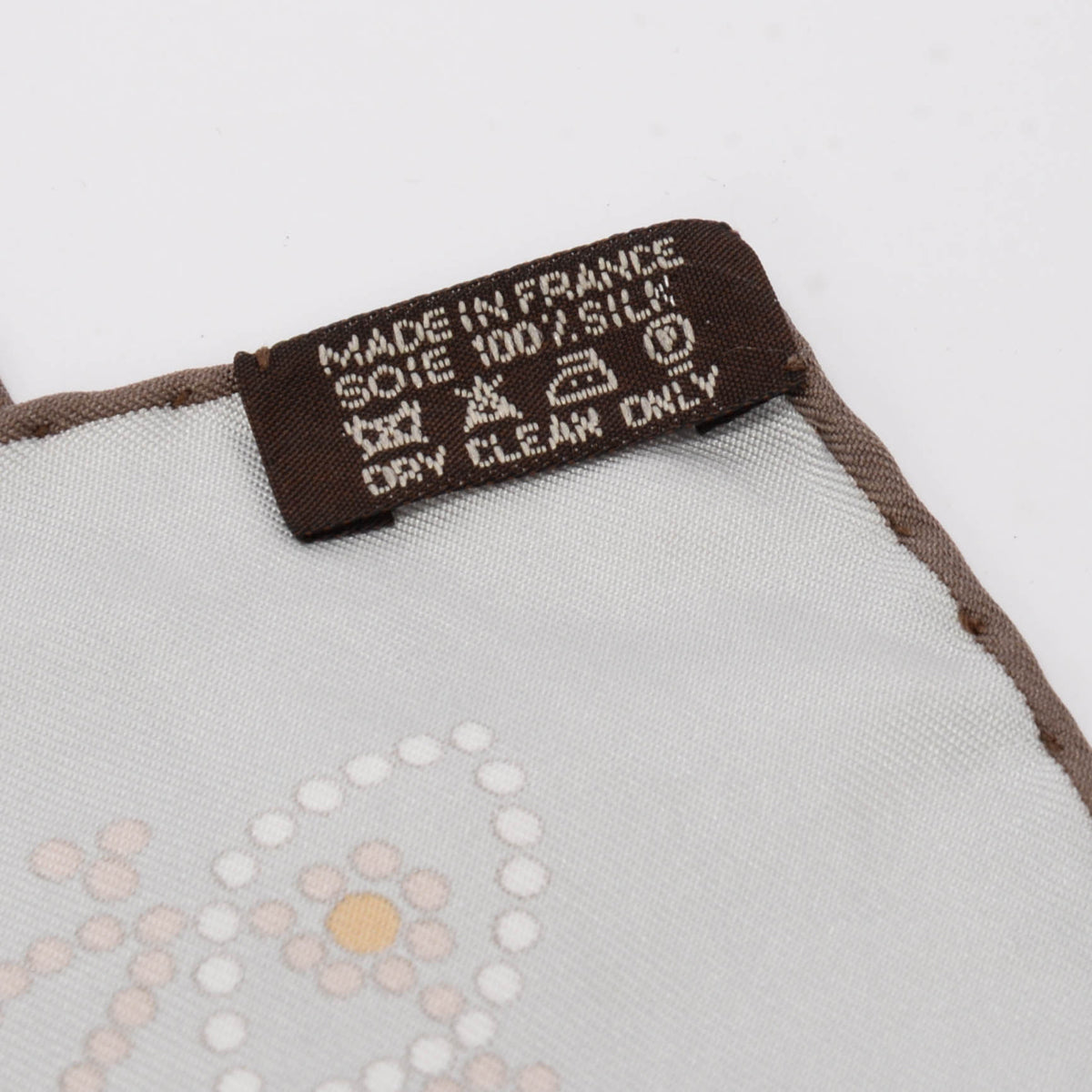 Hermes Gris Silk L’Abre de Vie Scarf 90