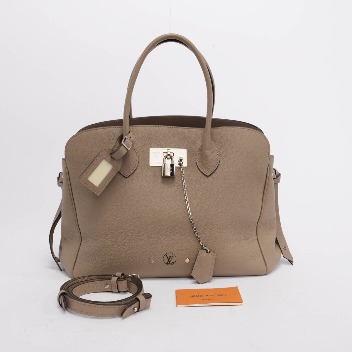 Louis Vuitton Tourterelle Veau Nuage Milla MM Bag