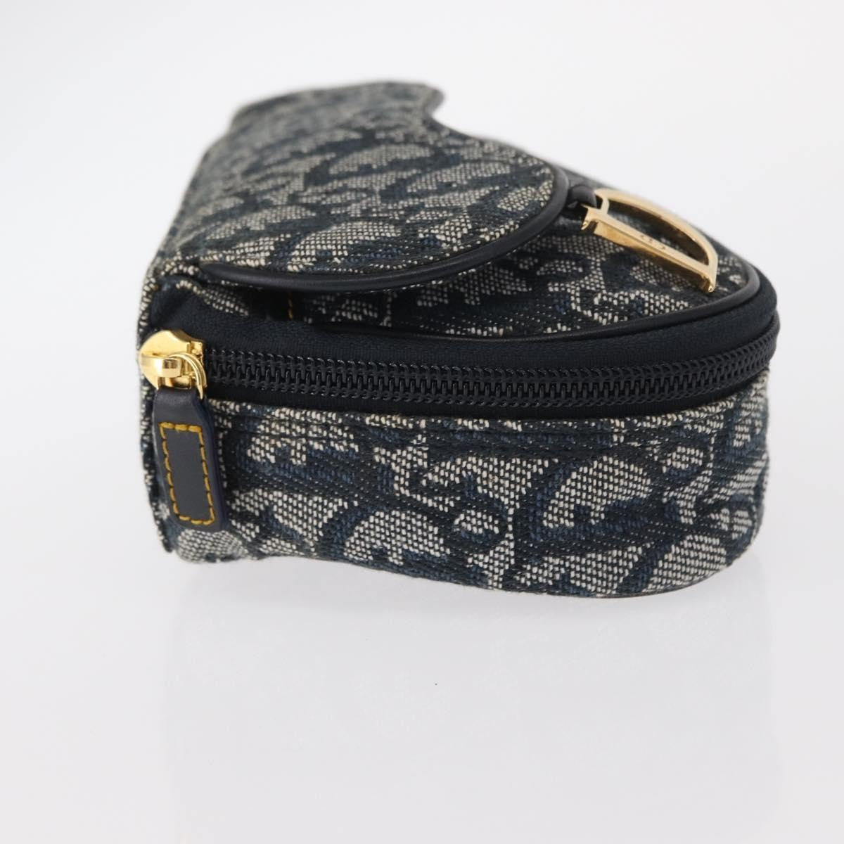Dior Blue Diorissimo Saddle Cosmetic Pouch