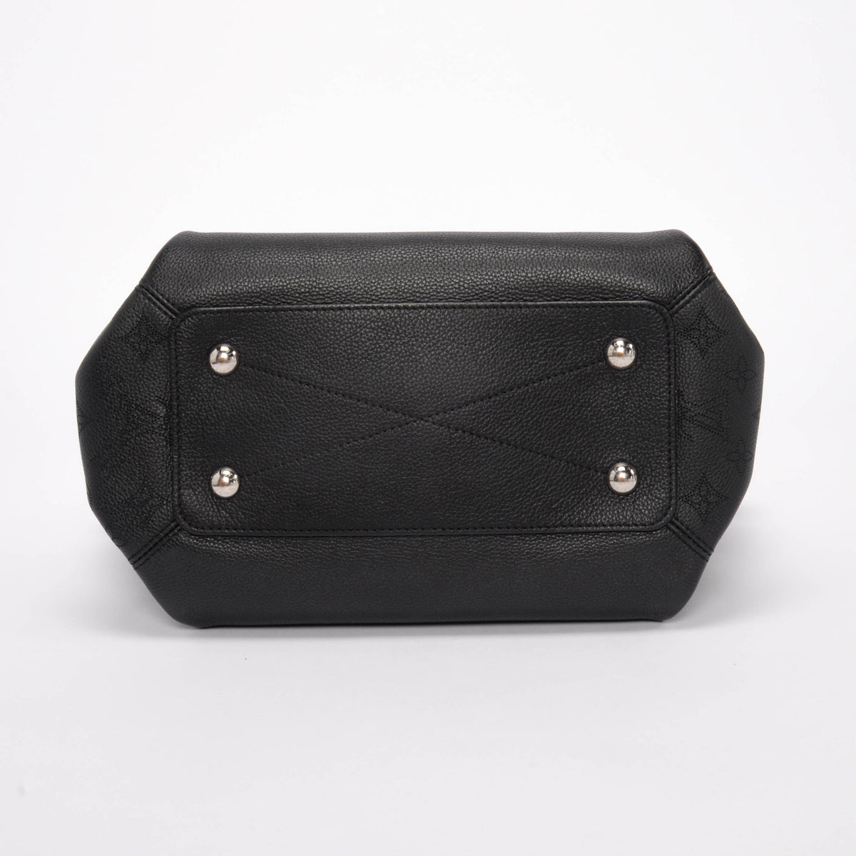 Louis Vuitton Black Mahina Calfskin Haumea Bag