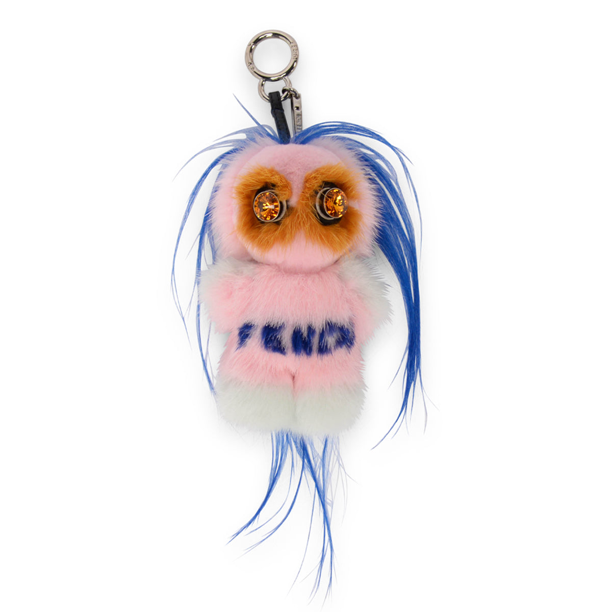 Fendi Pink Mink Fendirumi Piro-Chan Bag Charm
