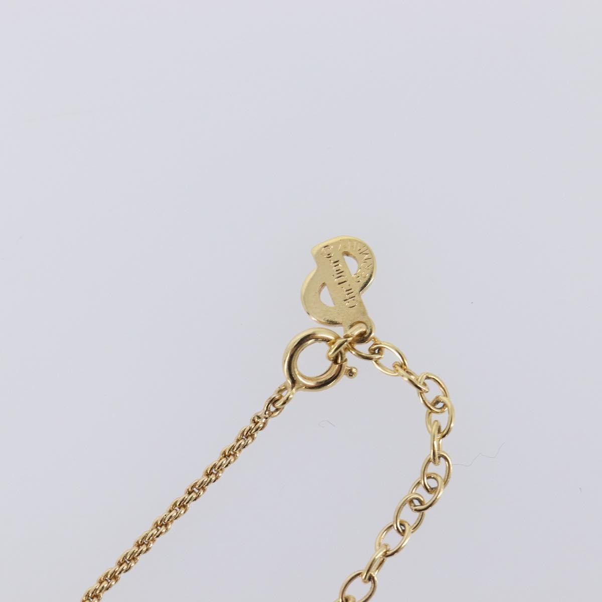 Dior Vintage Gold Tone Crystal Pendant
