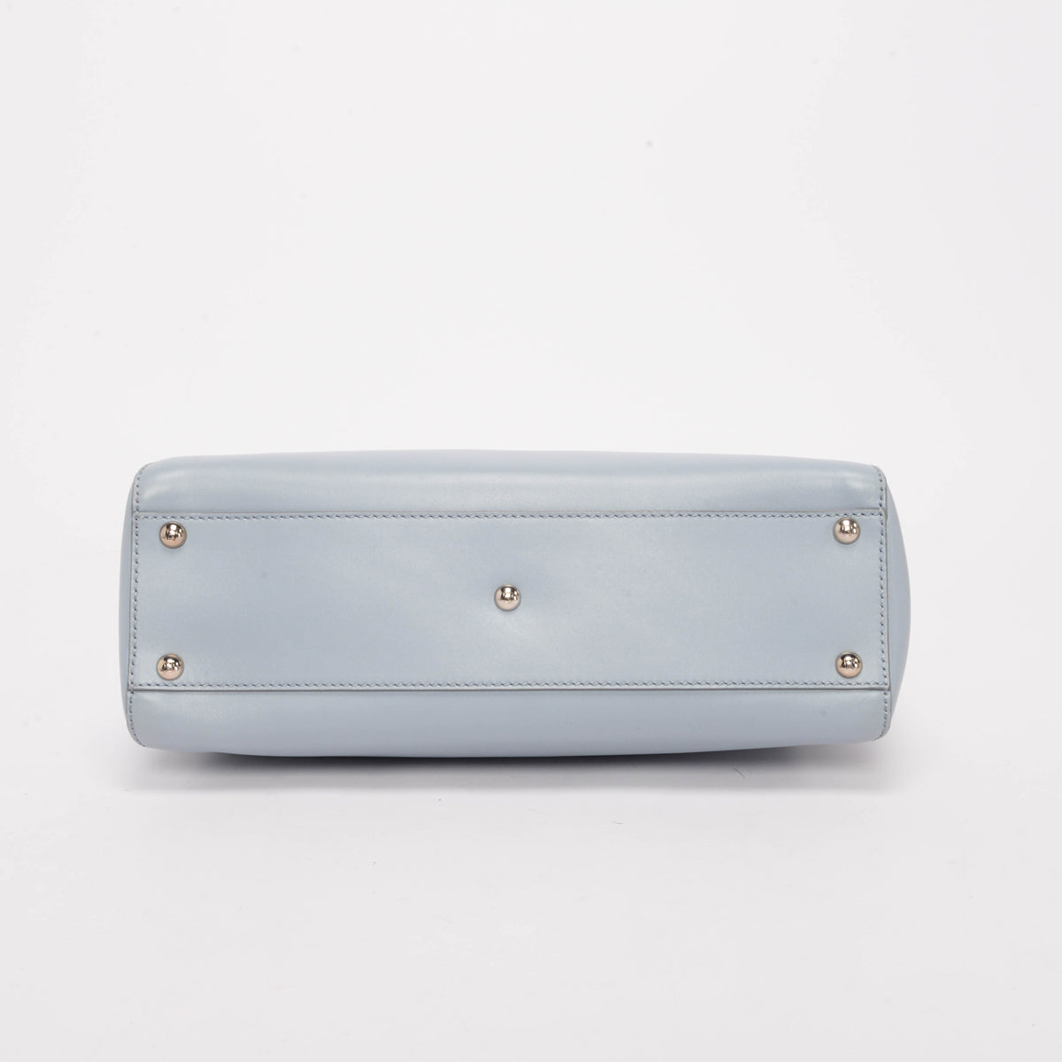 Fendi Pale Blue Nappa Medium Peekaboo Bag