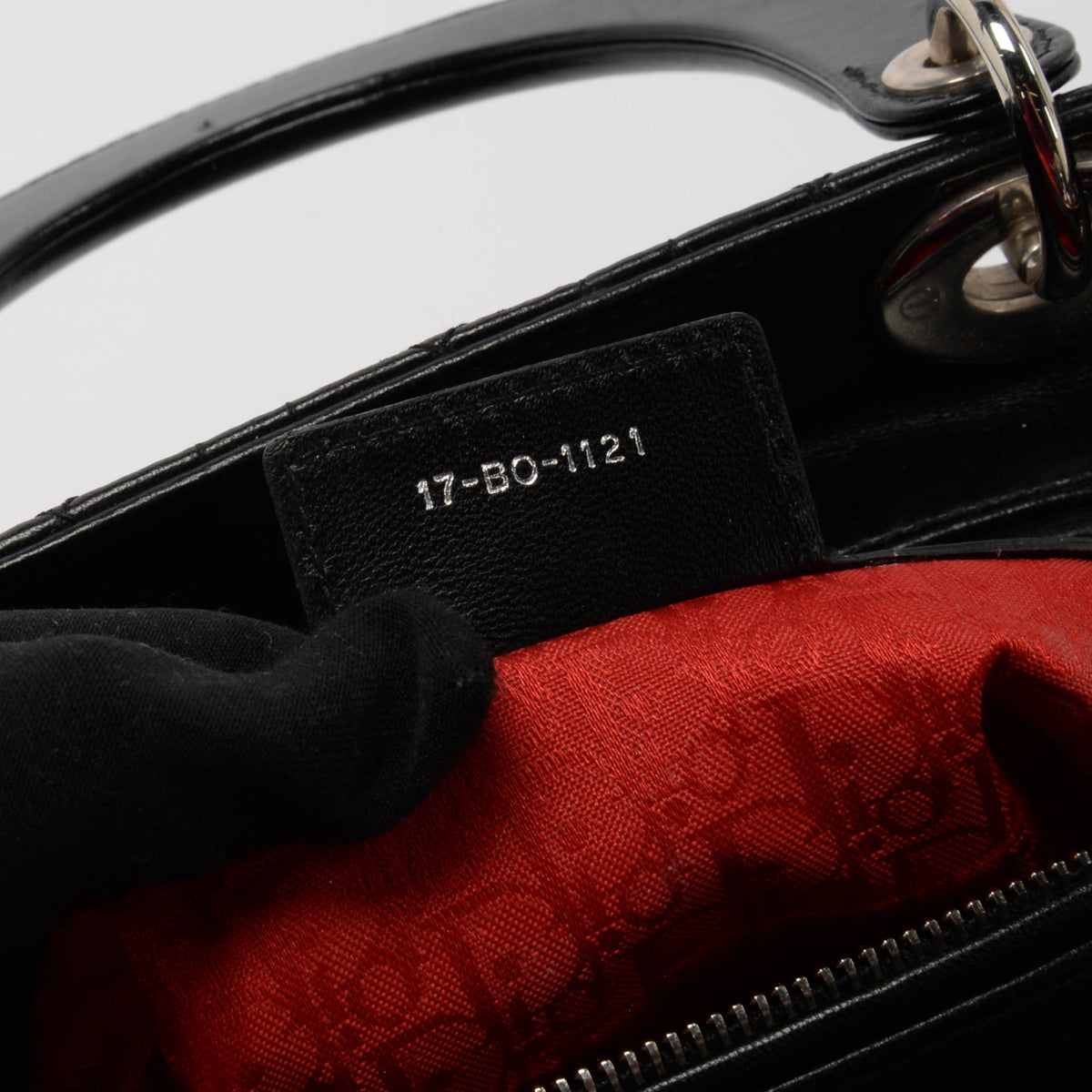 Dior Black Cannage Lambskin Large Lady Dior Tote