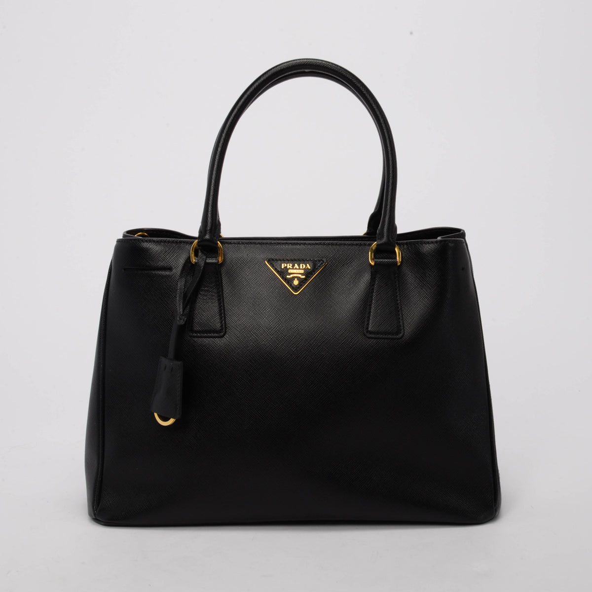 Prada Black Saffiano Medium Galleria Tote