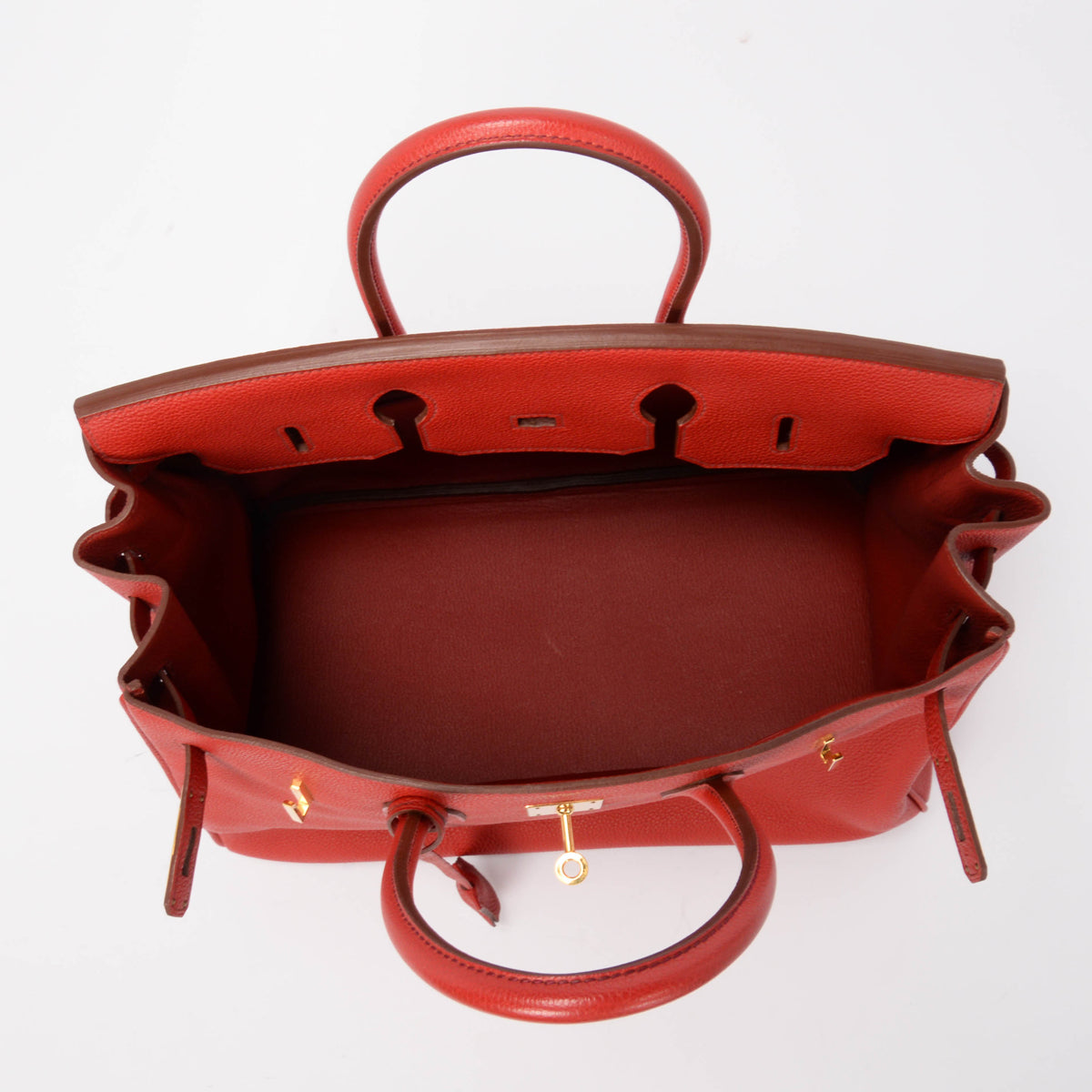 Hermes Rouge Garance Togo Birkin 35