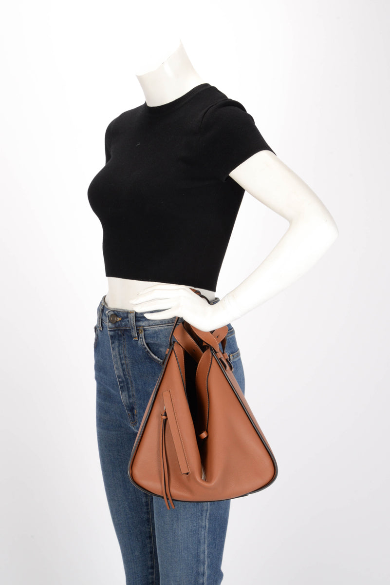 Loewe Caramel Calfskin Small Hammock Bag