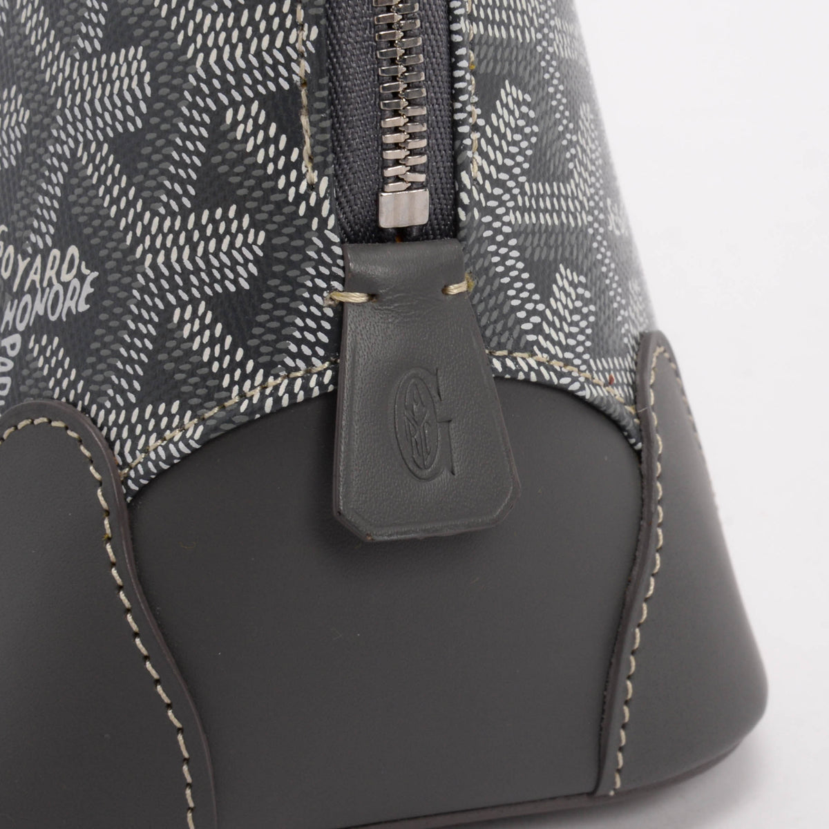 Goyard Gris Goyardine Mini Vendome Bag