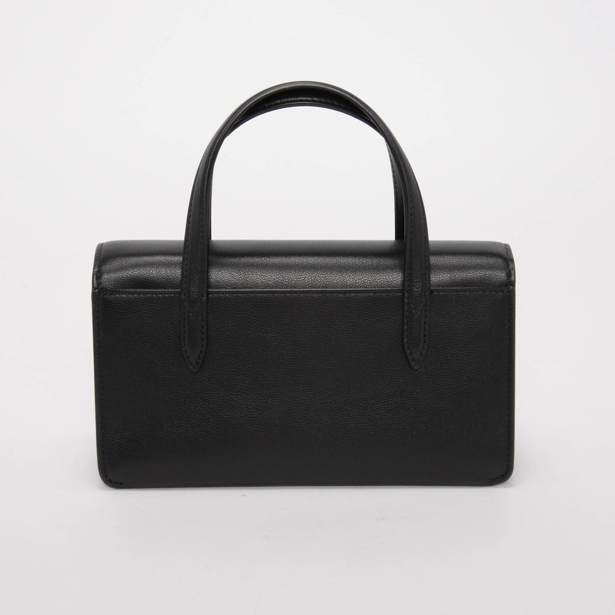 Mulberry Black Calfskin Small Darley Top Handle Bag