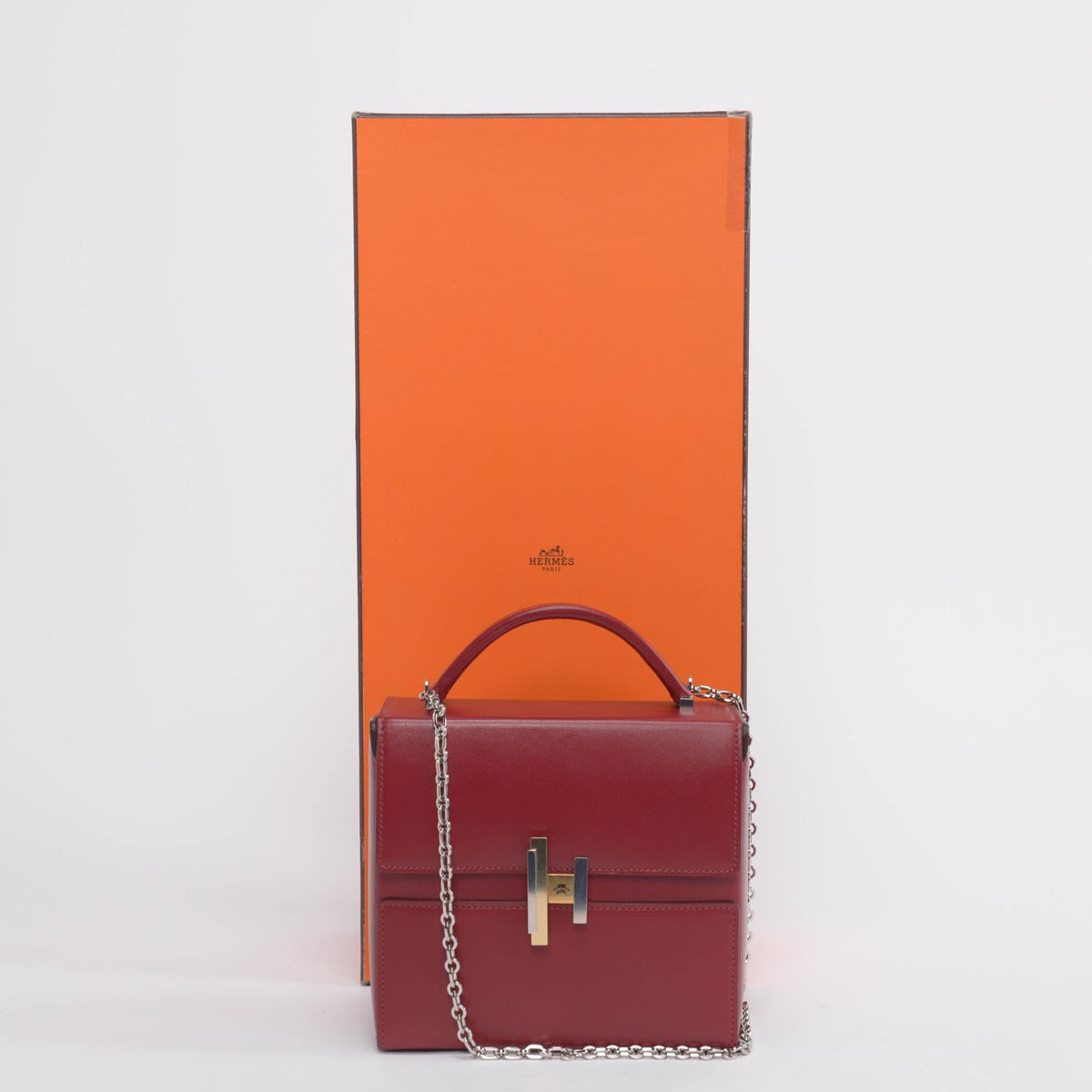 Hermes Rubis Tadelakt Cinhetic Bag