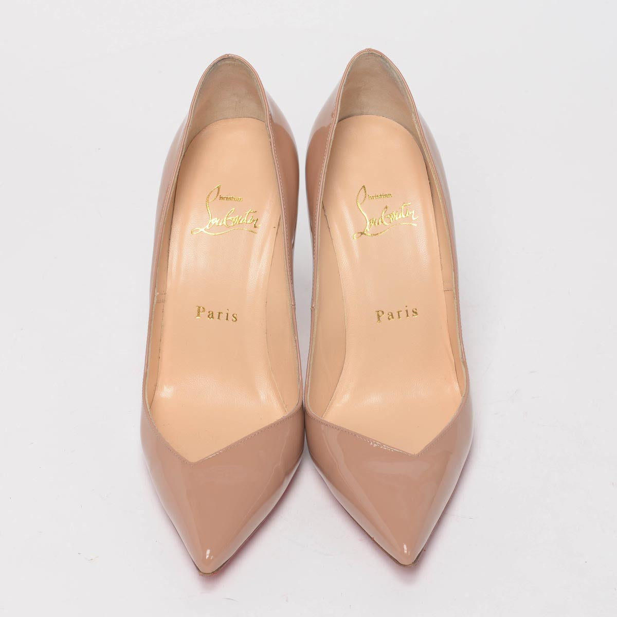 Christian Louboutin Nude Patent Completa Pumps 36