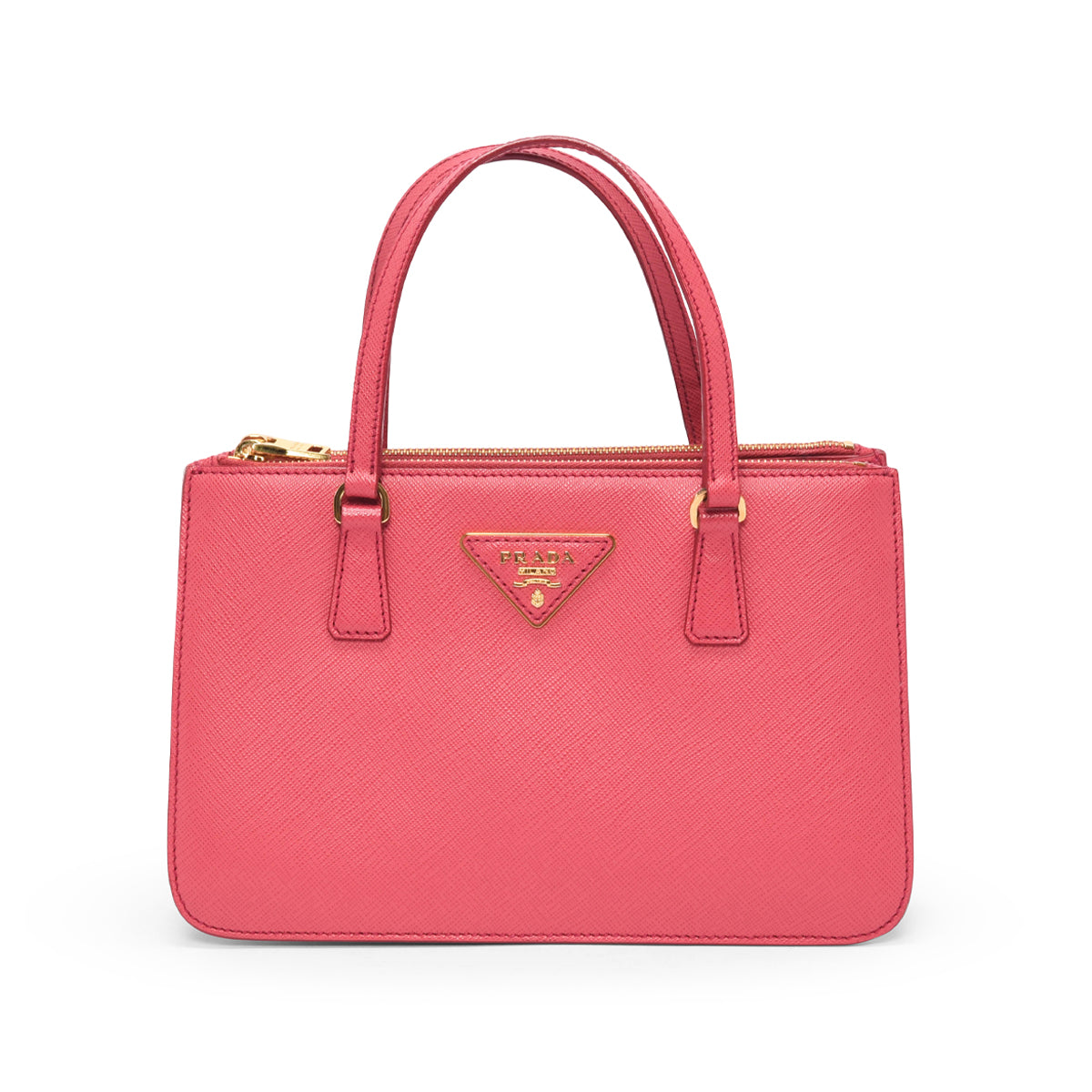 Prada Pink Saffiano Mini Galleria Tote