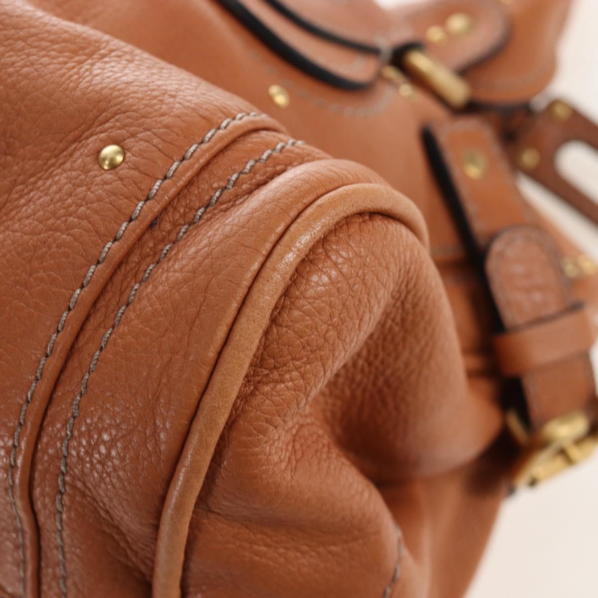 Chloe Cognac Leather Medium Paddington Bag