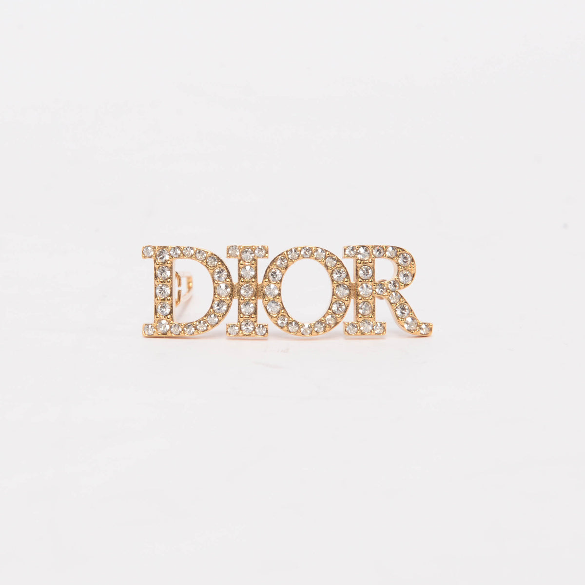 Dior Gold Crystal Dio(R)evolution Hair Clip