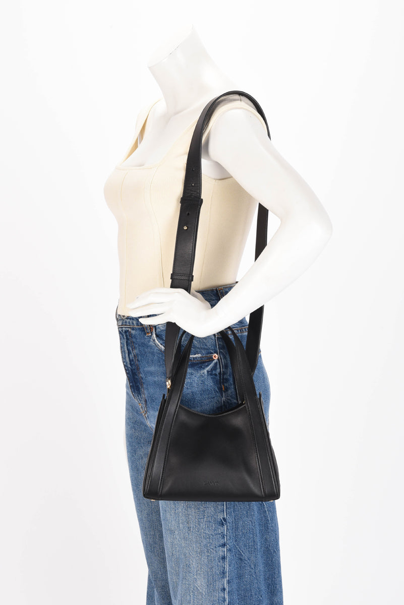 Lanvin Black Smooth Calfskin Mini Tote