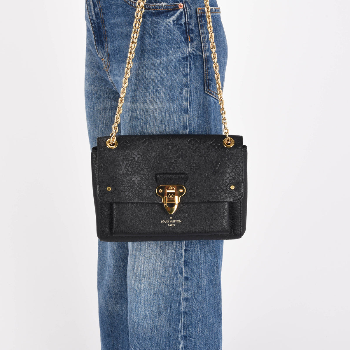 Louis Vuitton Black Empreinte Monogram Vavin PM Bag