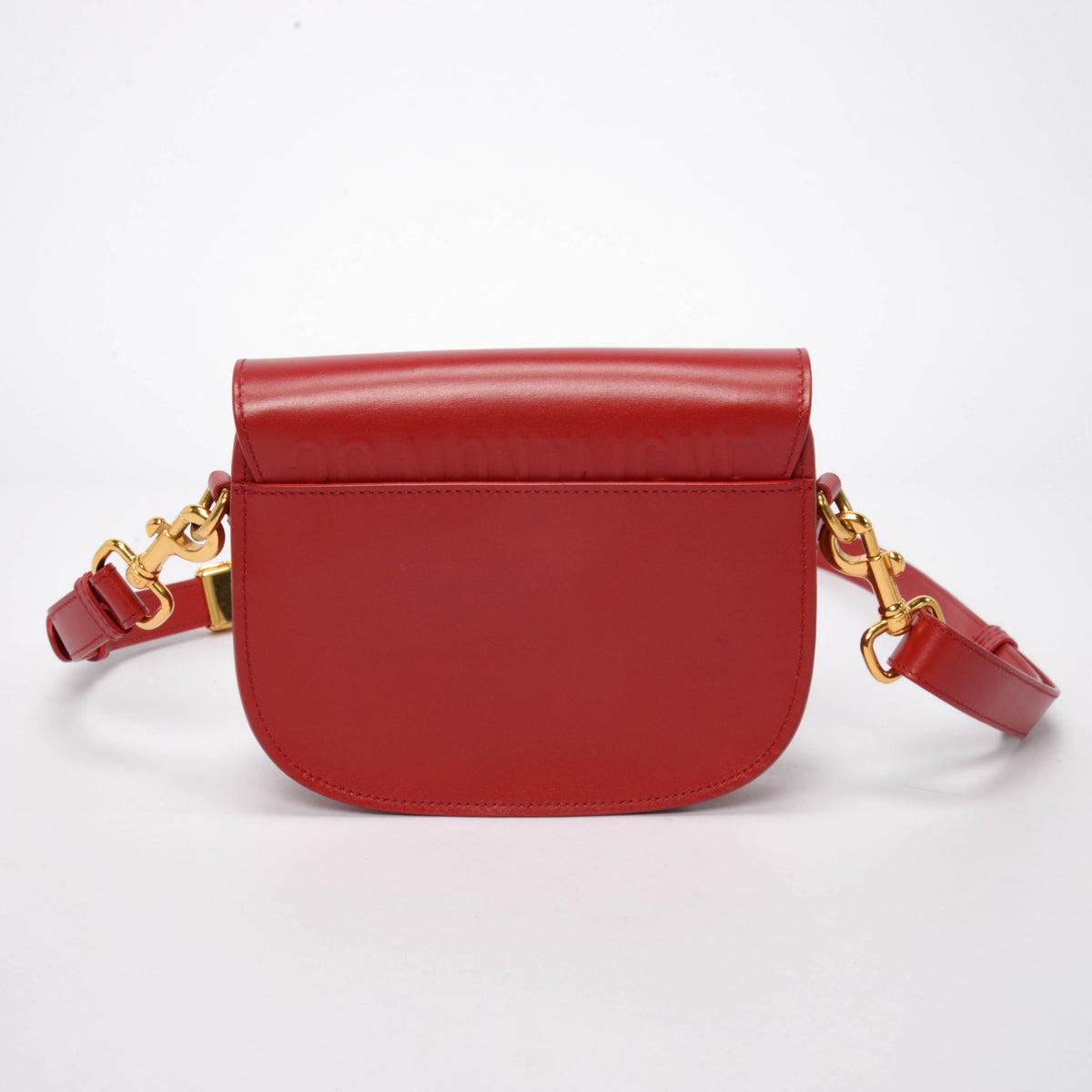 Dior Cherry Red Box Calfskin Small Dior Bobby Bag