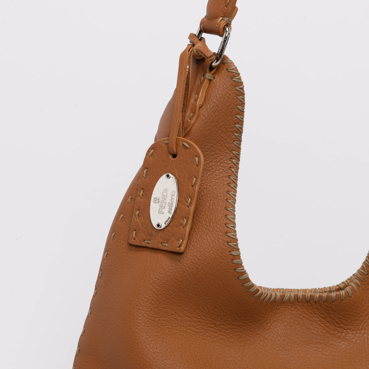 Fendi Tan Selleria Hobo Bag