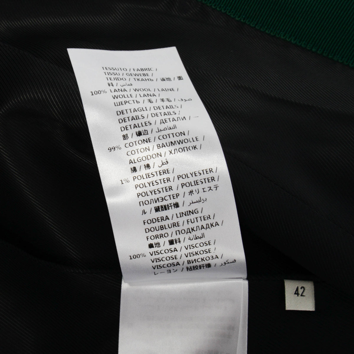 Gucci Black Wool GG Web Trim Longline Coat IT 42