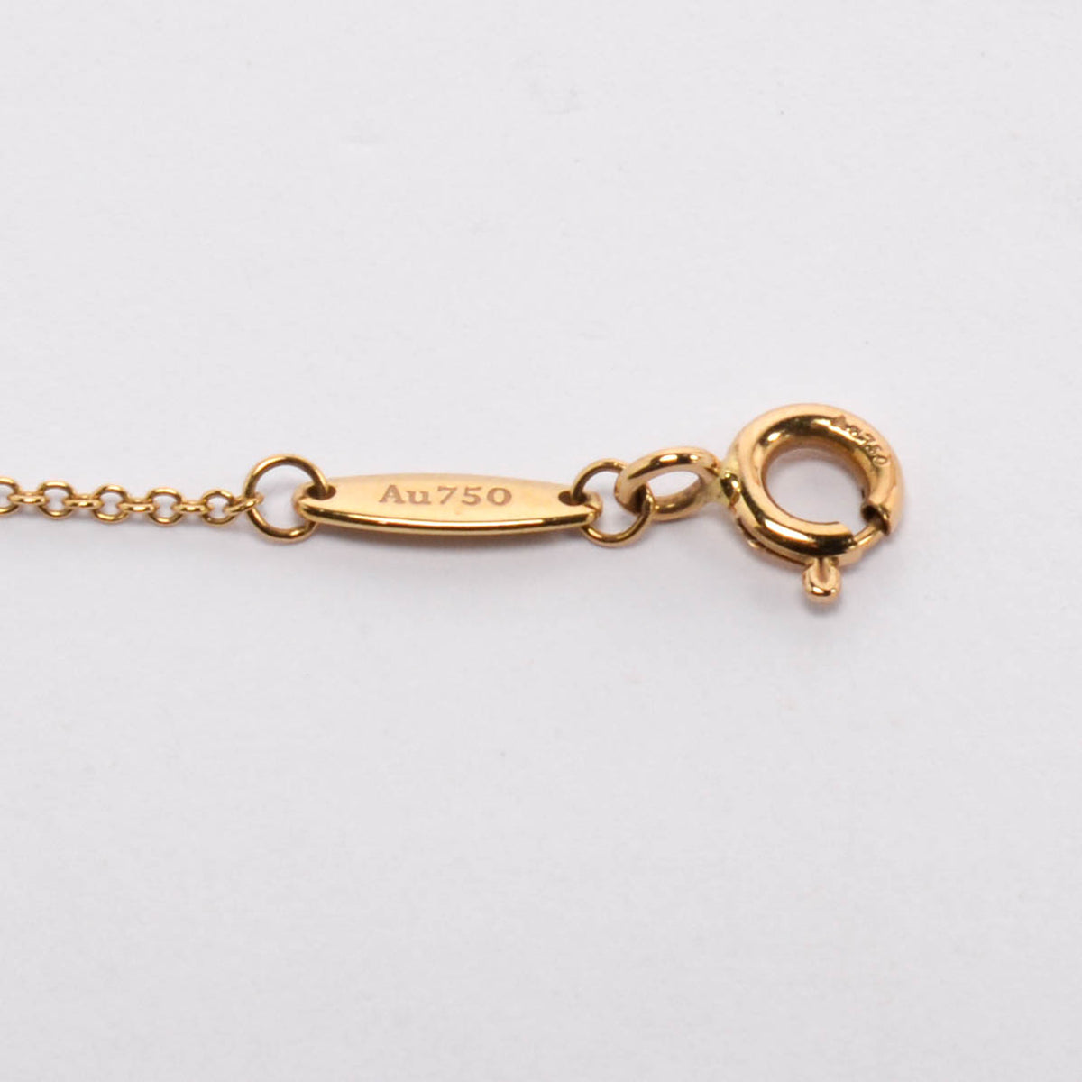 Tiffany & Co Yellow Gold Elsa Peretti Diamonds By The Yard Necklace
