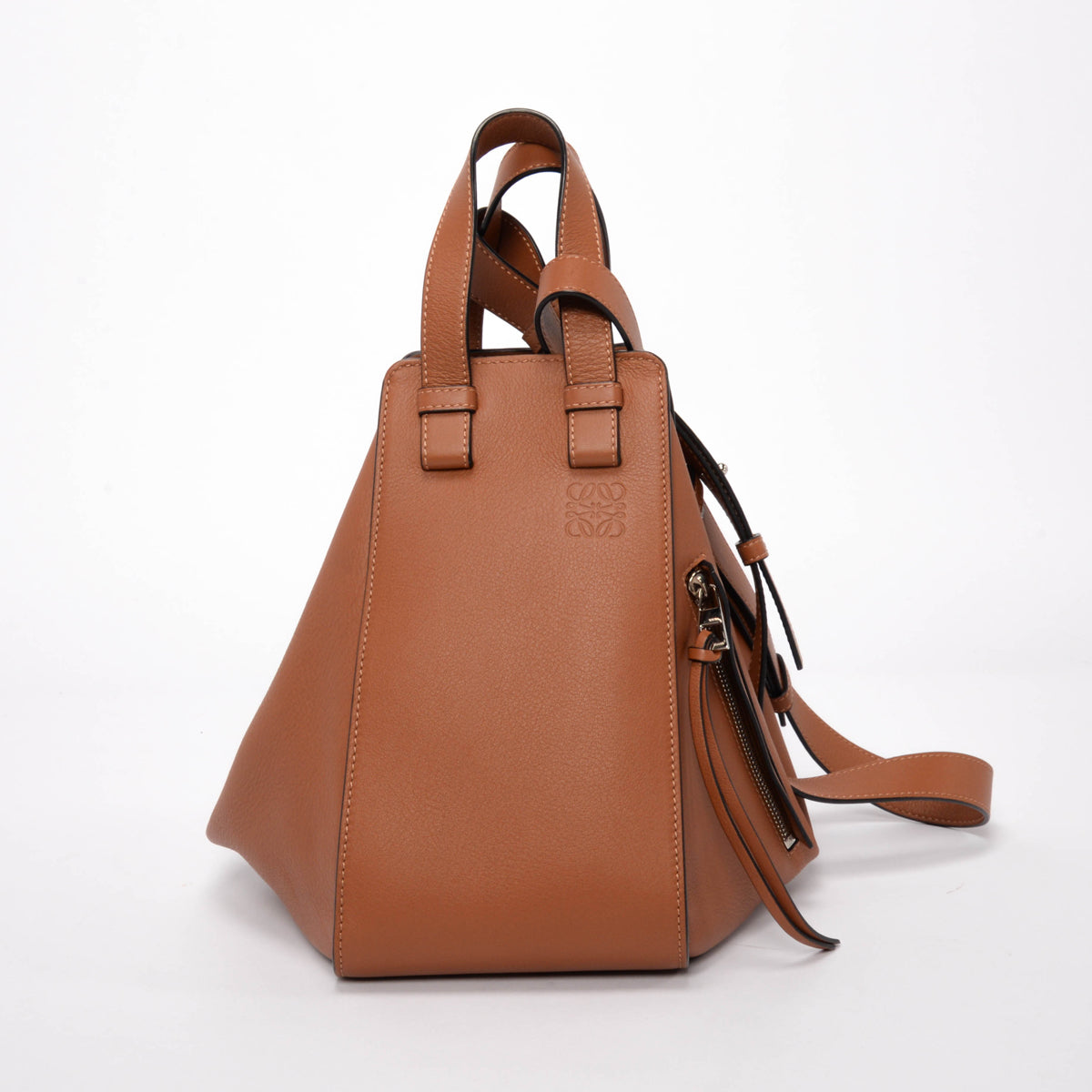Loewe Caramel Calfskin Small Hammock Bag