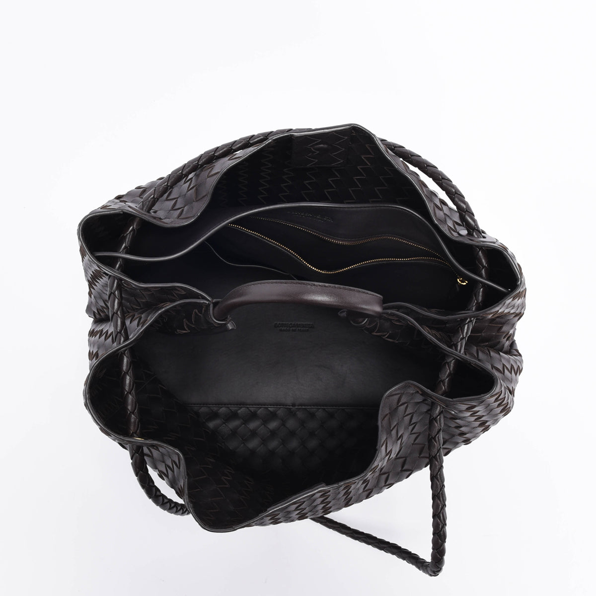 Bottega Veneta Fondant Intrecciato Large Andiamo Tote
