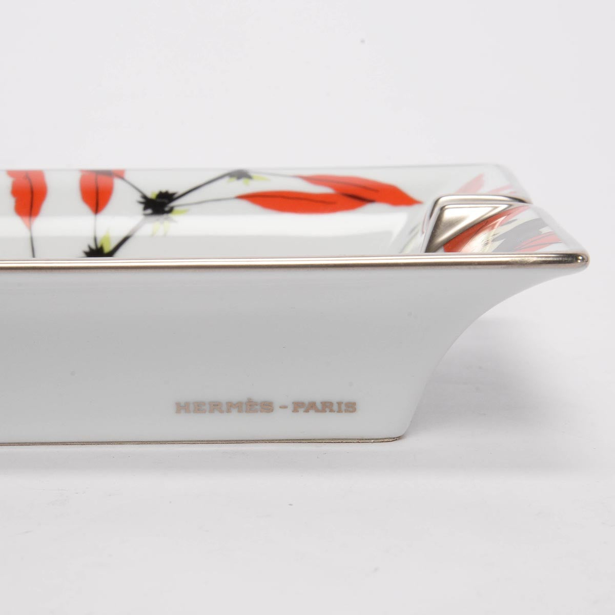 Hermes White Porcelain Panda Bear Ashtray