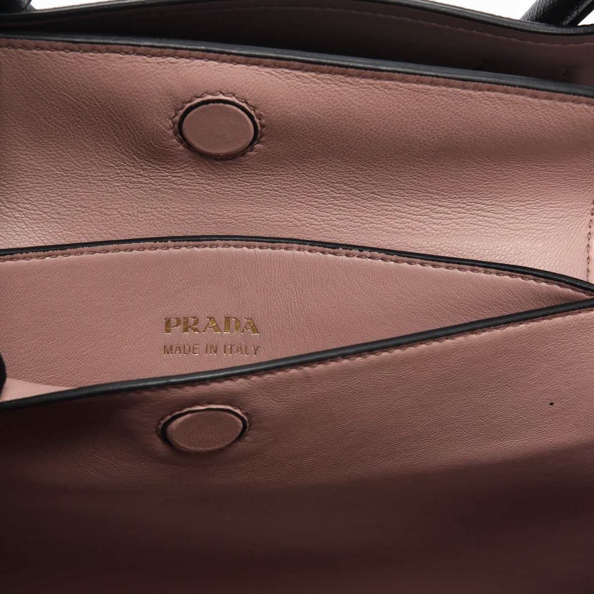 Prada Black Saffiano Medium Double Bag