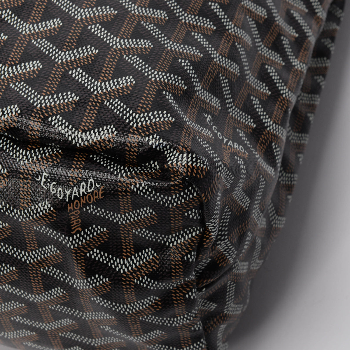Goyard Black Goyardine Boheme Hobo