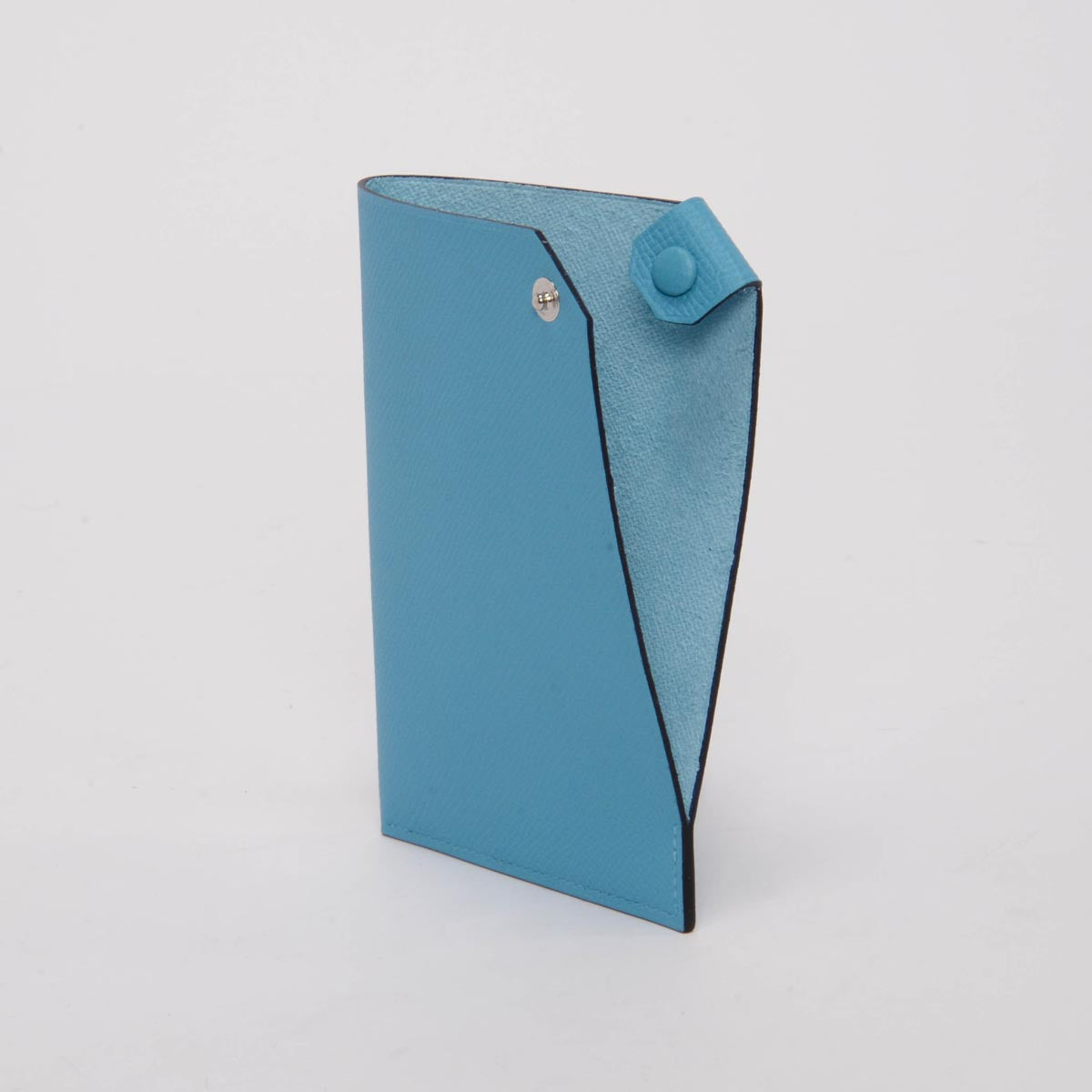 Hermes Bleu Du Nord Epsom Tarmac PM Passport Holder