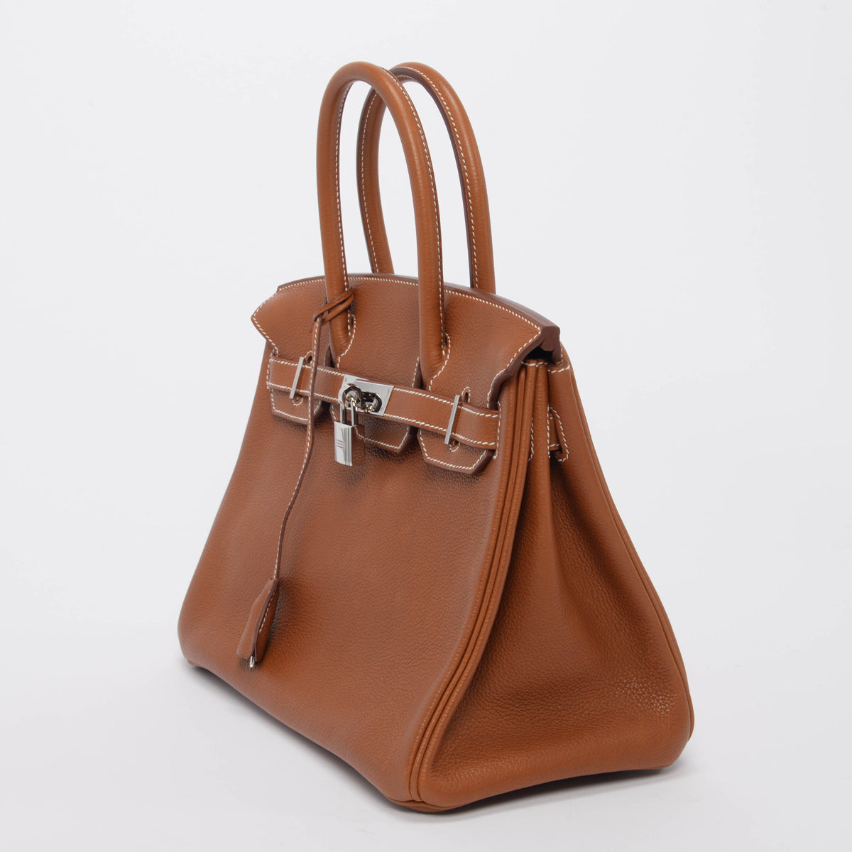 Hermes Fauve Barenia Faubourg Birkin 30 PHW