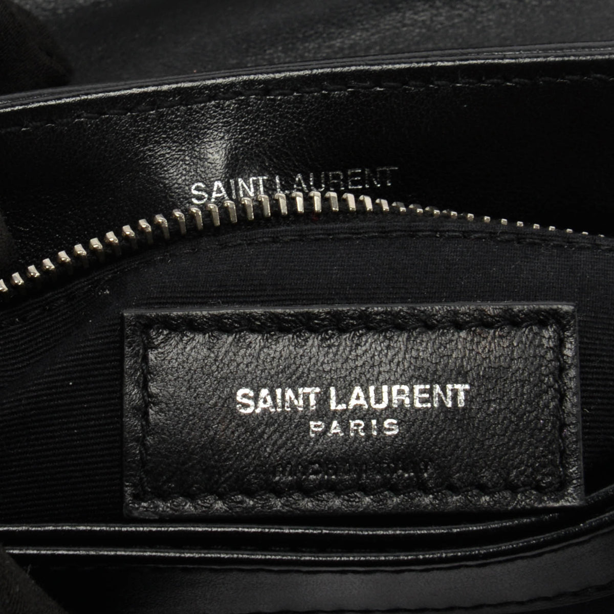 Saint Laurent Black Quilted Calfskin Toy Loulou Mini Bag