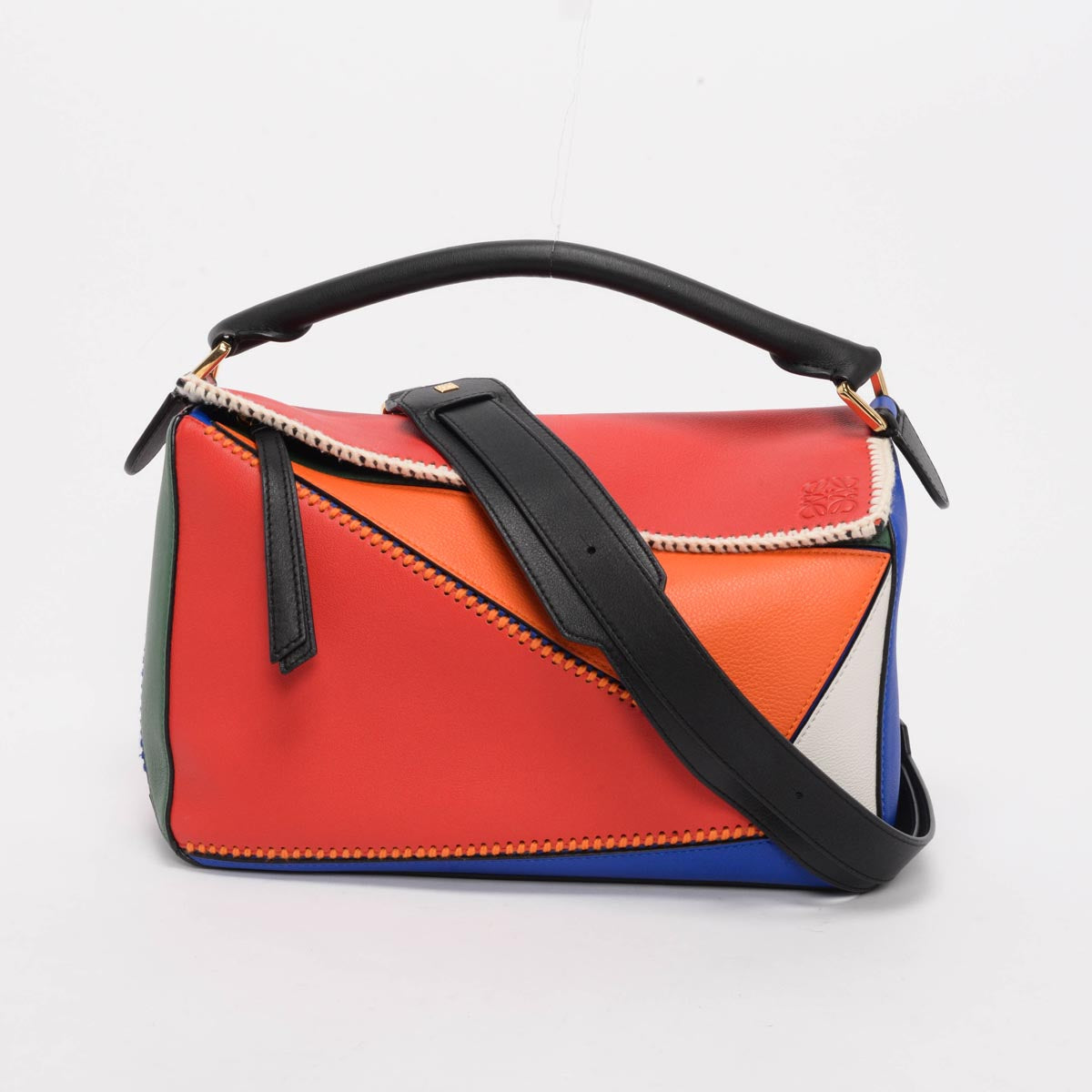 Loewe Multicolour Medium Patchwork Puzzle Bag