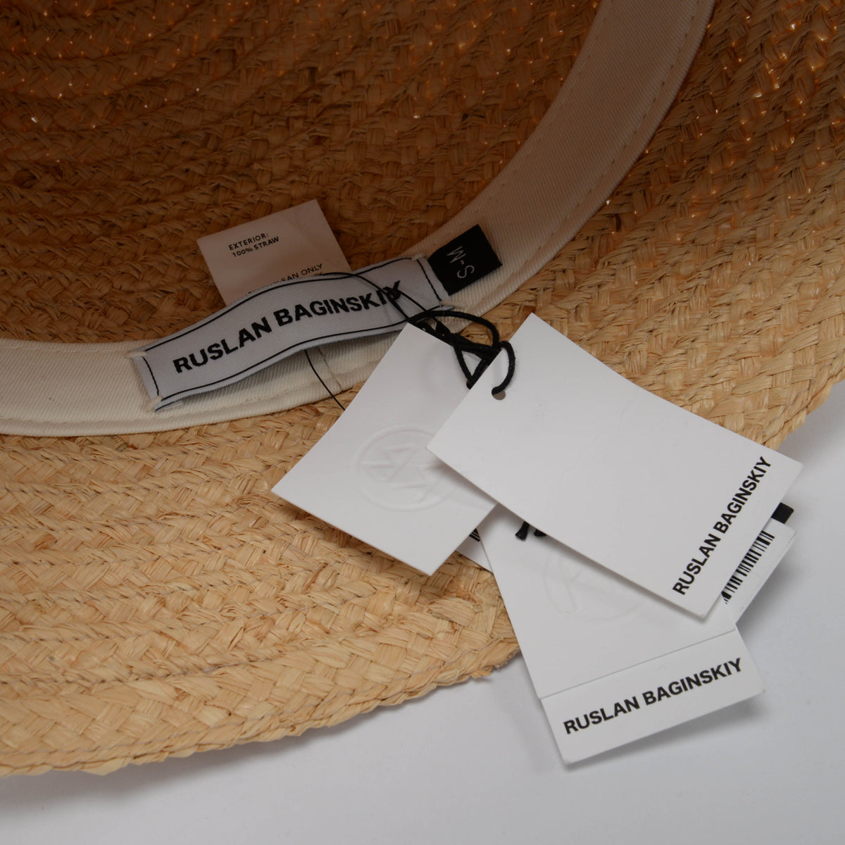 Ruslan Baginskiy Straw Bucket Hat S/M