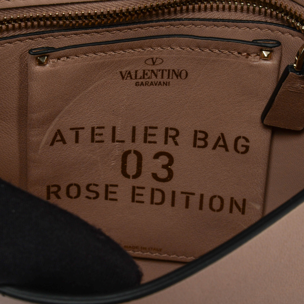 Valentino Rose Cannelle Nappa Atelier 03 Rose Edition Small Flap Bag