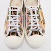 Dior Multi Colour Floral Embroidered Walk'N'Dior Sneakers 38 - Blue Spinach