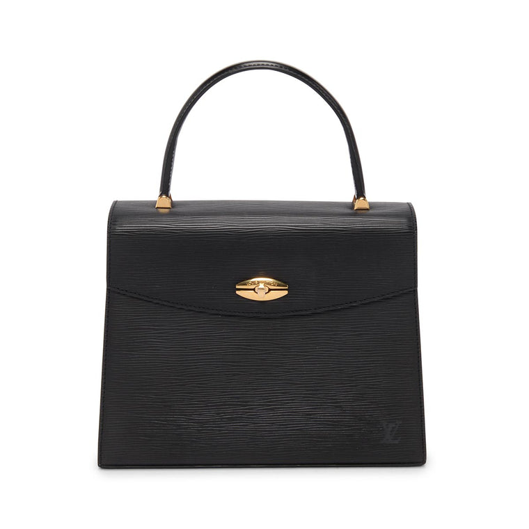 Louis Vuitton Black Epi Leather Malesherbes Bag